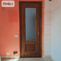 6 Porte artigianali in legno massello 