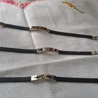 braccialetti caucciu acciaio