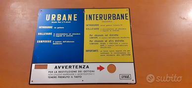 TELEFONO A GETTONI SIP Targa Istruzioni