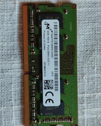 DDR4 4GB 1RX16 PC4-2666V sco-11
