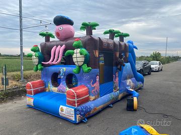 GONFIABILE PERCORSO tema nave pirata