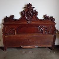 AnticaTestiera letto matrimoniale