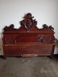 AnticaTestiera letto matrimoniale