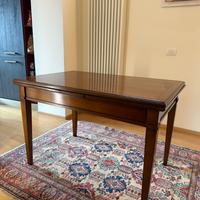 Tavolo artigianale in legno massello allungabile