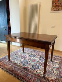 Tavolo artigianale in legno massello allungabile