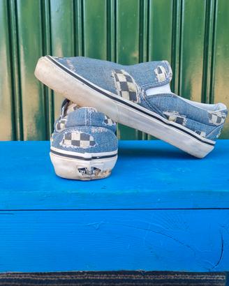 Vans Classic Slip-On Denim Scacchi – Numero 38