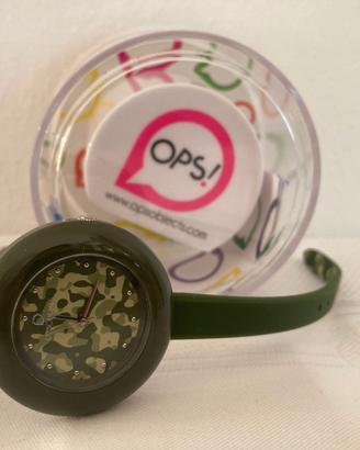 Orologio Ops! Verde militare