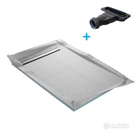 Piatto doccia da piastrellare 120 x 90 cm a penden