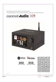MANUALE ITALIANO istruzioni Cocktail Audio X14