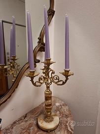 candelabro in marmo