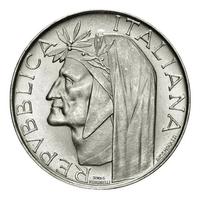 500 Lire Argento - Dante Alighieri (1965)