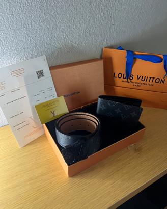Set cintura e portafoglio Louis Vuitton