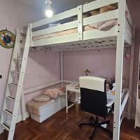 letto a soppalco IKEA STORA