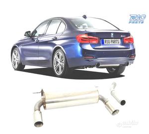 SCARICO SPORTIVO BMW F30 316 320 325 LOOK M DOPPIA