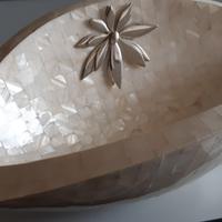 Centrotavola Sovrani in madreperla e argento