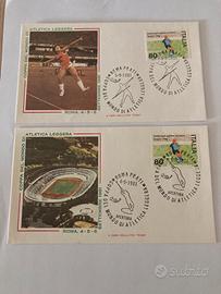 Buste primo giorno coppa del mondo di atletica