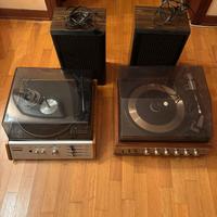 giradischi stereo piatto