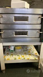 Forno elettrico per pizza doppia camera 9 + 9