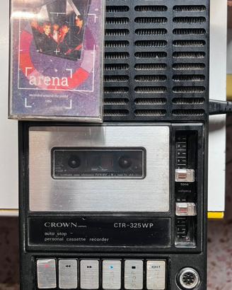 Crown Stereo cassette deck vintage