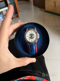 Orologio blu GianviX con cinturino di pelle