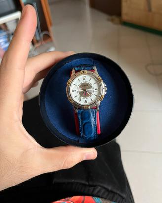 Orologio blu GianviX con cinturino di pelle