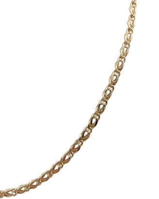 Collana da uomo realizzata in oro giallo 18 kt