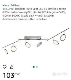 Plafoniera lampada soggiorno