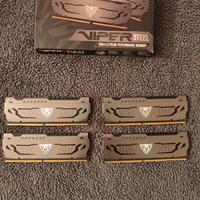 Memoria Ram ddr4 4400 32GB 4x8 Patriot Viper Steel