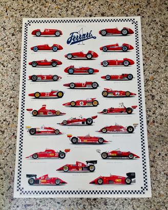 Poster originale FERRARI formula 1 Made in Italy