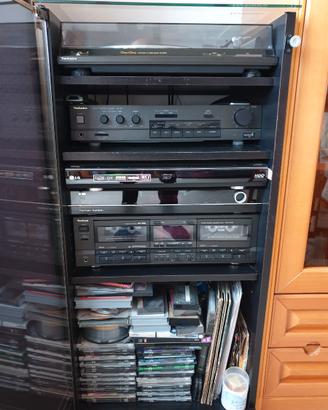 Rack della Technics (anni 90) e casse B&W  DM604