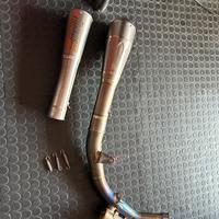 Scarico in titanio per honda nsf 250 r