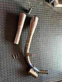 Scarico in titanio per honda nsf 250 r