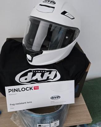 Casco integrale HYP modello hp 5.75 bianco tagliaM