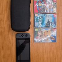 Nintendo Switch con base per TV e giochi