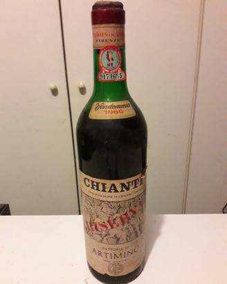 Vino d'annata da collezione. Chianti riserva