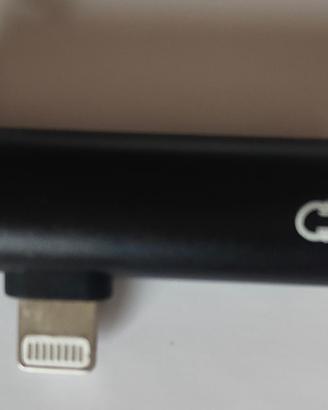 Spinotto sdoppiatore per iPhone (cuffie + USB)