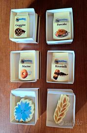 Set 6 gomme cancellare Mulino Bianco Sorpresine