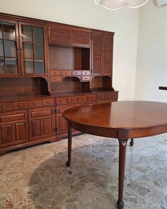 credenza soggiorno e tavolo allungabile