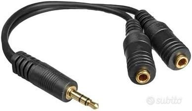 Splitter Audio Cuffie Adattatore Auricolari Univer