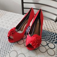 Scarpe Décolletè rosse