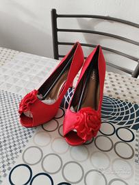 Scarpe Décolletè rosse