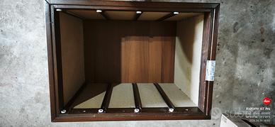 Cassettiera e sportelli cucina in muratura