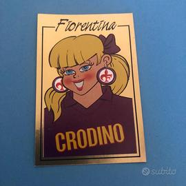 Mascotte Fiorentina esaurita Panini 88 #114 velina