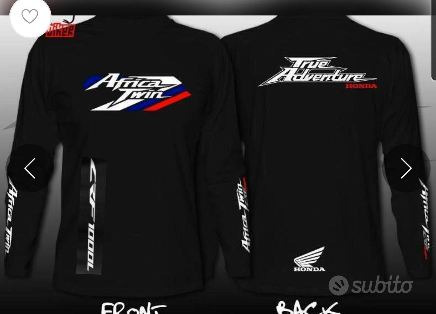 Maglietta Africa Twin Enduro - Cotone, Girocollo, Per Motociclisti - Foto 8