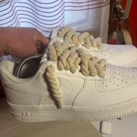 Air force 1 con lacci corda