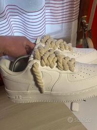Air force 1 con lacci corda