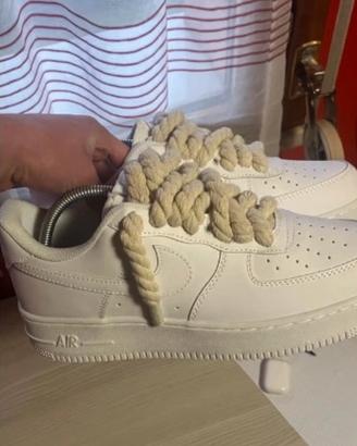 Air force 1 con lacci corda