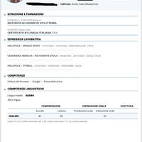 Autista B/ hostess/ reception/cameriera