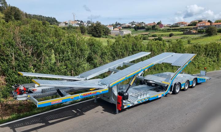 Semirimorchio Carrellone Trasporto Veicoli NUOVO
