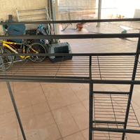 Armadio a giorno in metallo 5 ripiani